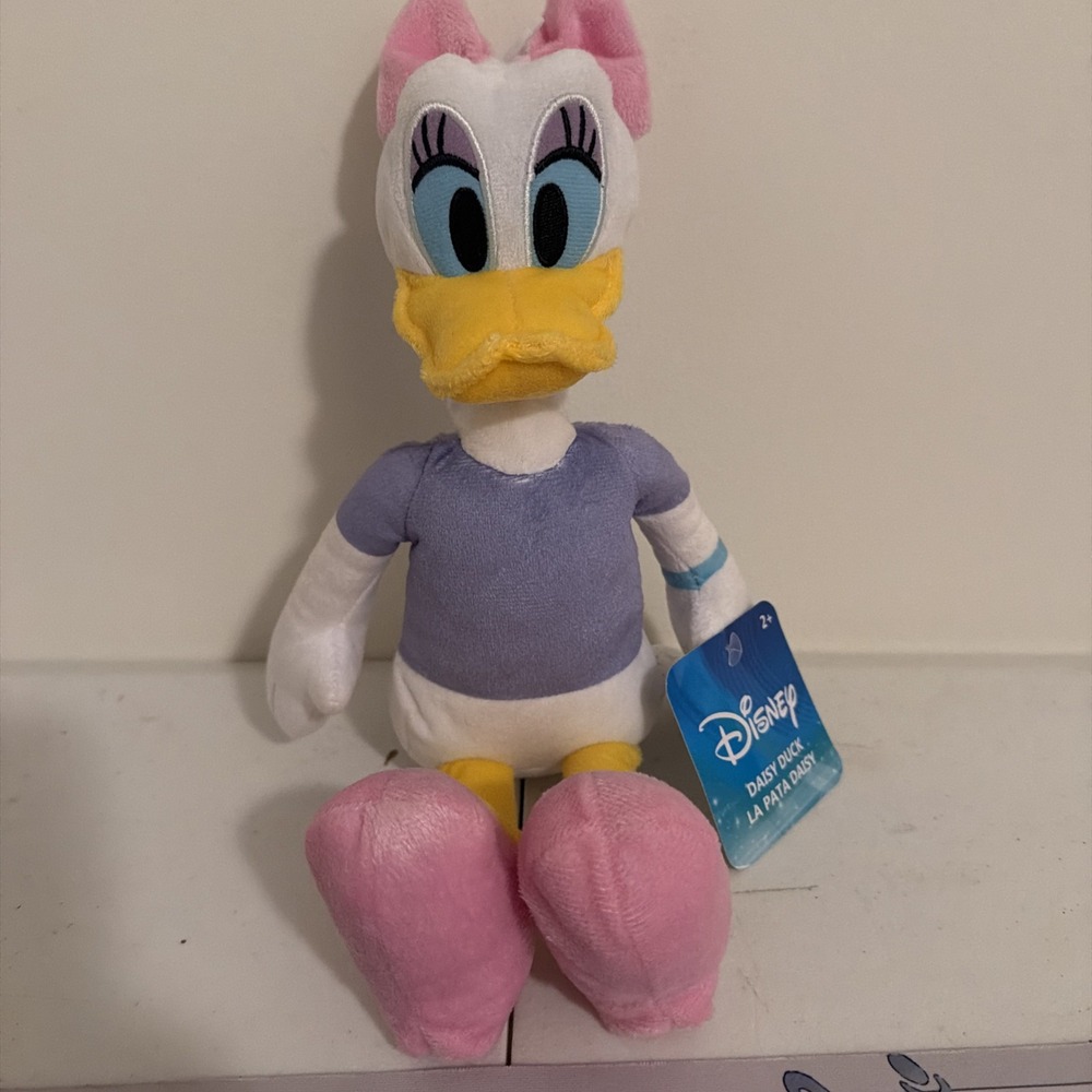 Disney's Daisy  Duck - Donald Duck's Girlfriend - 12" Plush Toy - Unused w/Tag